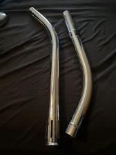 GENUINE RAINBOW  D SE D3C DC4 VACUUM METAL CURVED EXT. WAND PIPE TUBE 2 Pieces 