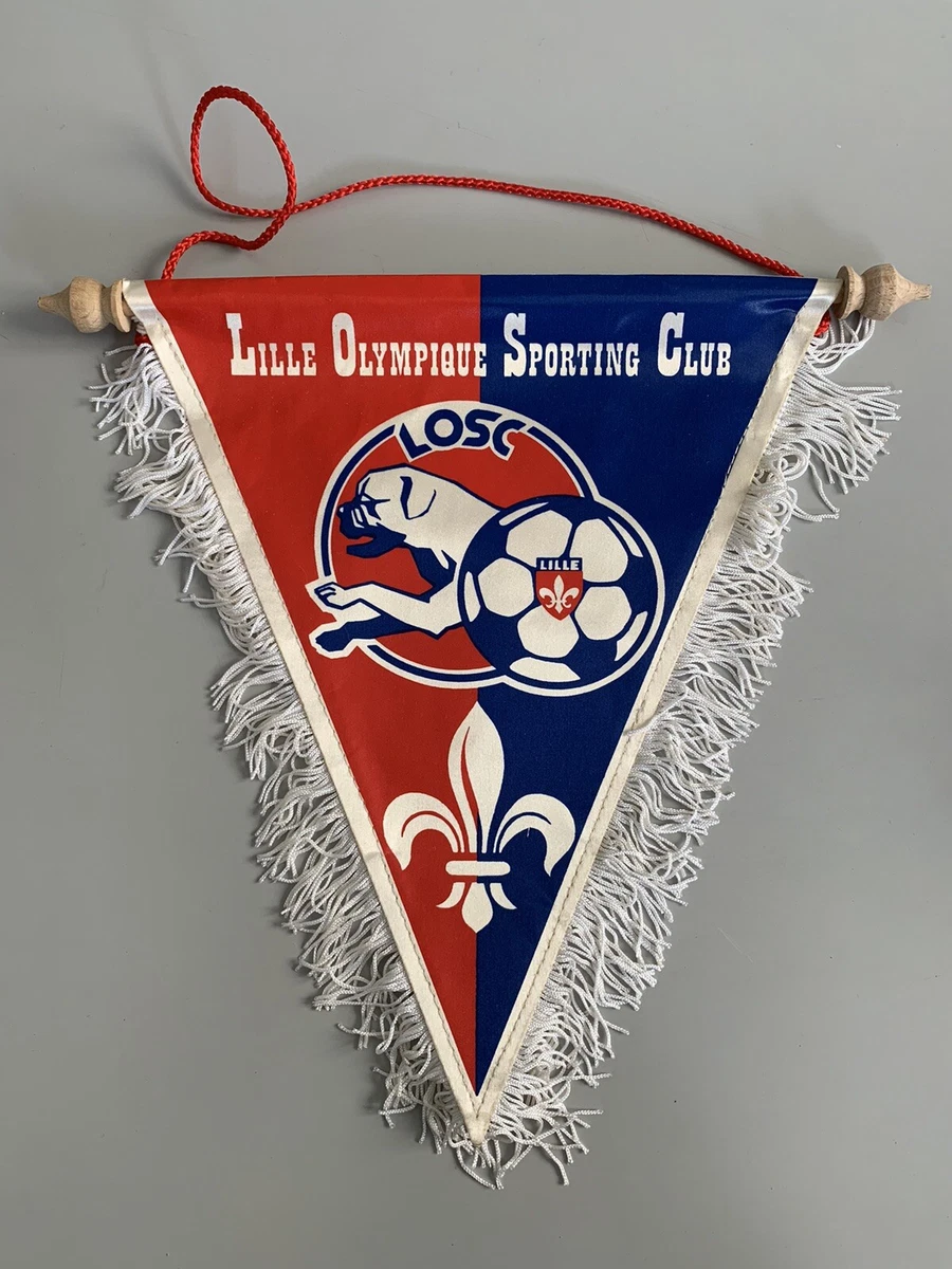 Fanion LOSC Lille - Édition 80 Ans - Wimpel Pennant - Club Français