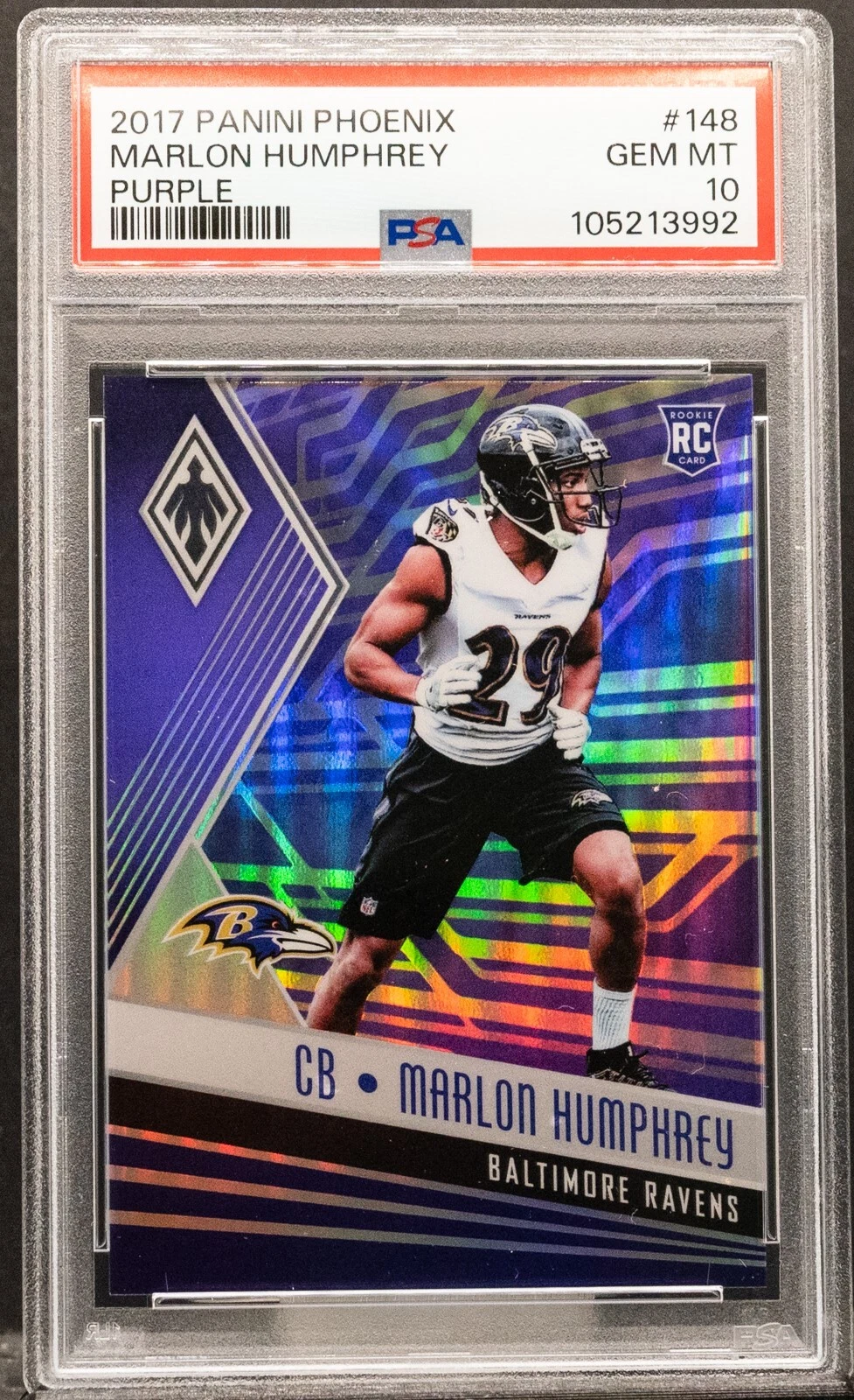 Marlon Humphrey Panini Phoenix #148 Purple