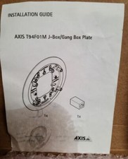 BRAND NEW AXIS J-Box/Gang Box Plate Mounting Plate
