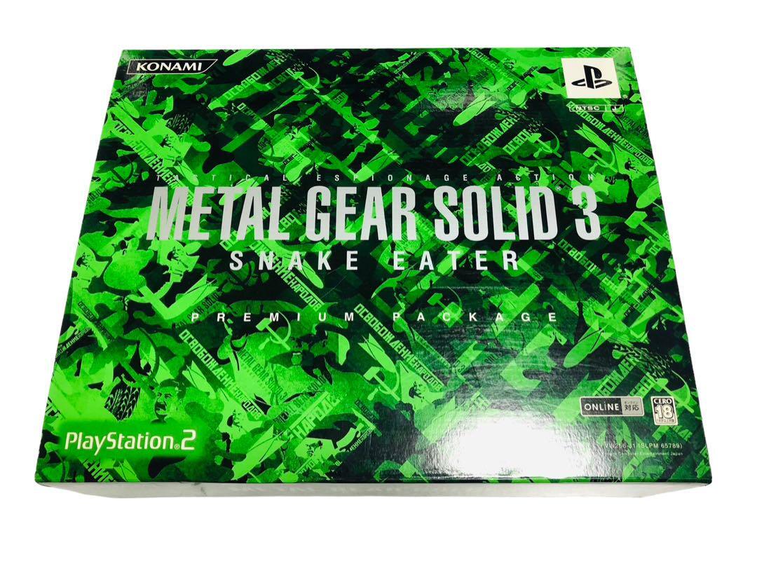 METAL GEAR SOLID 3 SNAKE EATER PREMIUM PACKAGE Playstation 2 PS2 