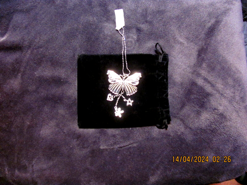 Ganz Car Rearview Mirror Charm Monarch Butterfly ER27948