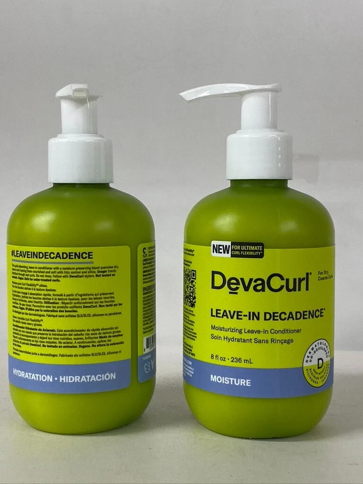 Deva curls leave- in decadence conditioner 8 fl oz ❤️❤️ 2 packs NEW PACKAGING - Image 3 of 4