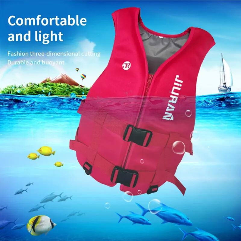 Neoprene Safety Life Vest for Water Sports Kayaking Boating Fishing Swimming-image