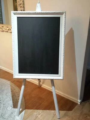 Vintage Wedding Chalkboard Easel Decorative
