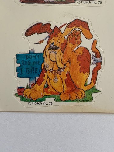Vintage 1970’s ROACH Inc Funny Sayings Stickers - 1 Sheet - Picture 6 of 7