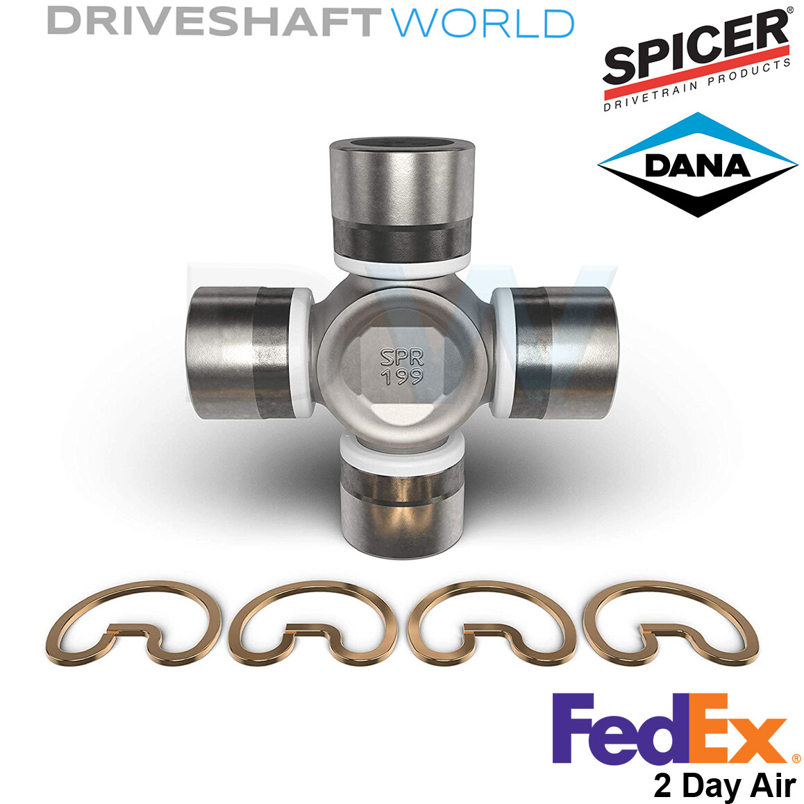 Dana Spicer for Life Series Universal Joint 5-1350X - Outside Snap Rings |  eBay