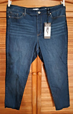 Sofia Vergara Jeans Womens Size 20 Mid Rise Skinny Ankle Blue Denim NWT
