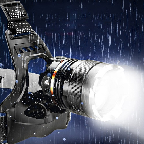 Motion Sensor LED Headlamp Adjustable Head Flashlight for Camping Running Hiking - Picture 5 of 11