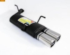 Ulter Auspuff Endschalldämpfer Opel Vectra B Facelift Lim Fließheck 2x80x65mm