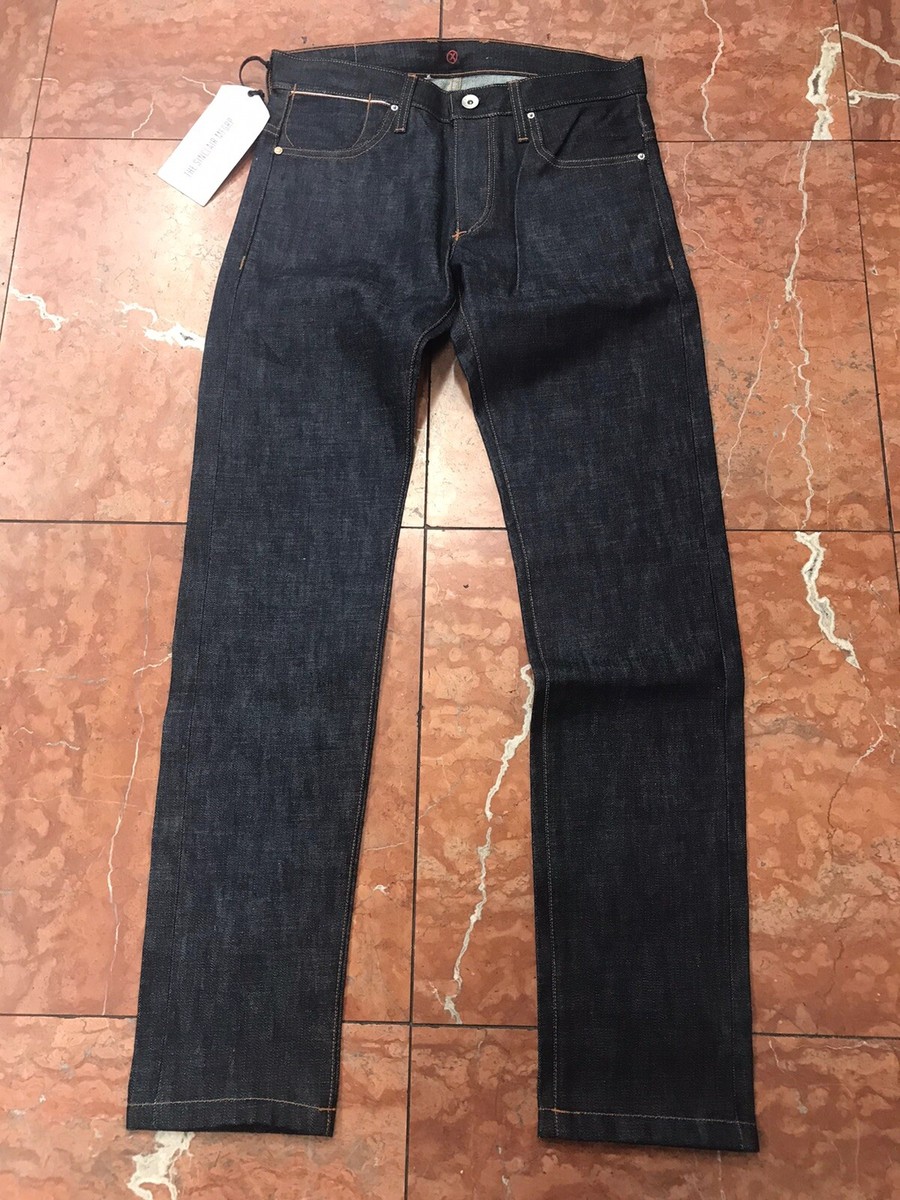 【2plan】Damian one-tuck raw denim pants Men's Sinclair Raw Dk.Black Fashion Denim Pants | eBay