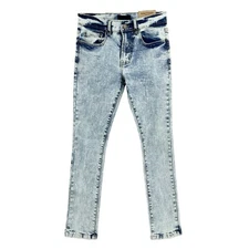 New! AEROPOSTALE Jeans Womens 28x30Acid Wash Slim Straight Leg Denim T384