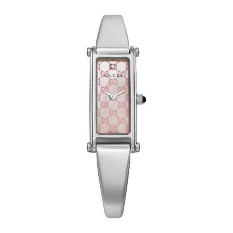 Montre femme Gucci Eryx 1500 YA015562 cadran rose quartz + livraison gratuite