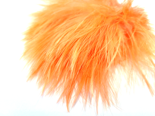 MINI MARABOU - SELECT - SALMON - Fly Tying Feathers - Chickabou - Hen Marabou - Picture 3 of 3