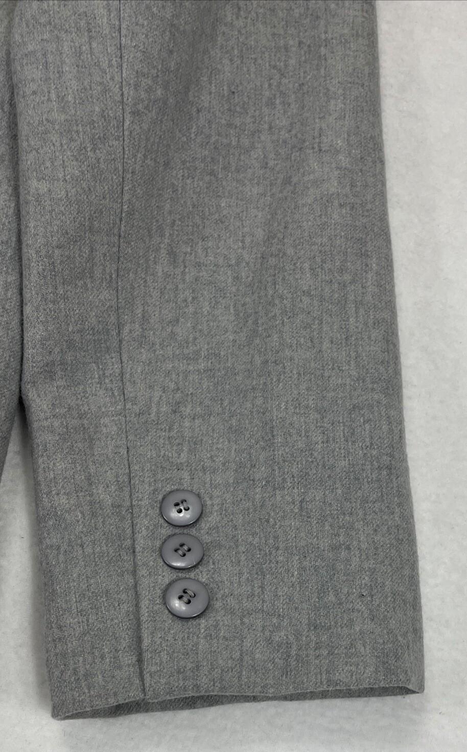 VTG Pendleton Gray Virgin Wool 2 Button Lined Bla… - image 6