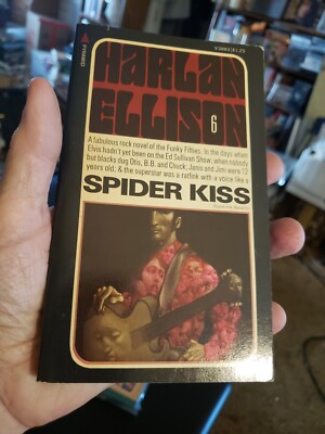 Signed Harlan Ellison Spider Kiss Vintage Paperback Mint Unread His Sole Novel