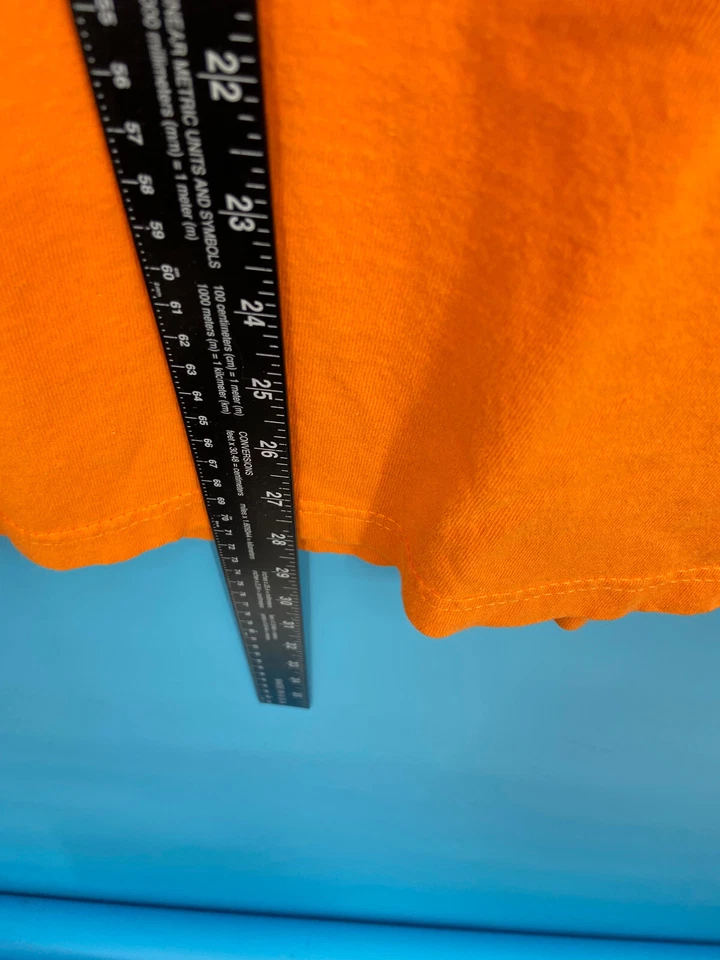 Camiseta De Colección Chump Gear Skateboarding Para Hombres L Naranja Manga Larga Salto Competición Foto 3 de 4