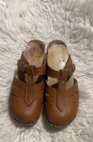 Troentorp Clogstroentorp Bastad Clogs Women's Mary Jane-Cola In Natural Size 37 - Picture 2 of 10