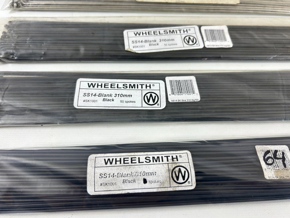 Wheelsmith SS14 310mm Blank Spokes Nipples Bicycle Bike MTB Touring BMX Lot 250 - Image 4 of 4