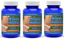 Pure Green Coffee Bean Extract 50 Chlorogenic Acid Weight Loss Diet 3 Pack