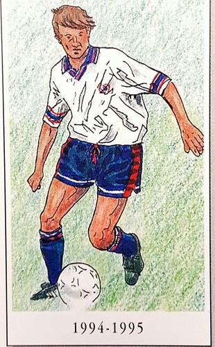 Retro Fußballverein Trikots Bilder im klaren Kühlschrankmagneten - verschiedene Teams - Bild 9 von 92