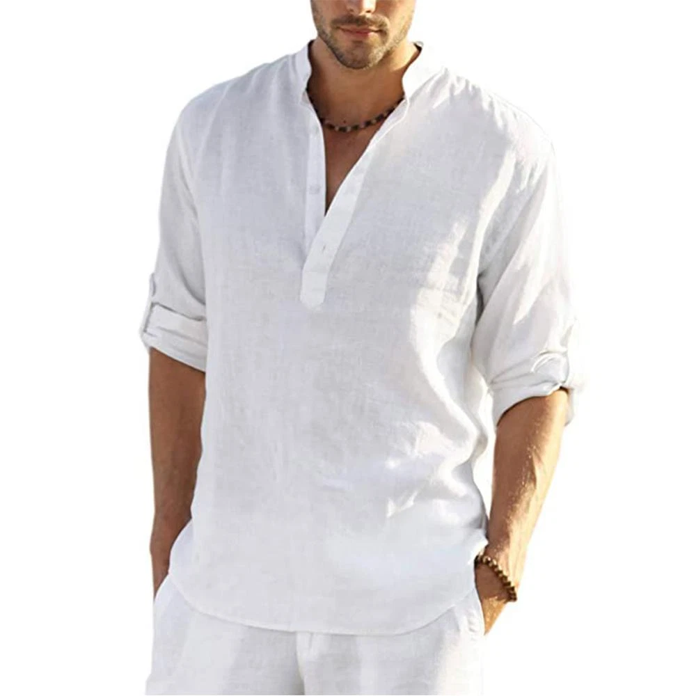 Camisas de hilo para hombre hot sale