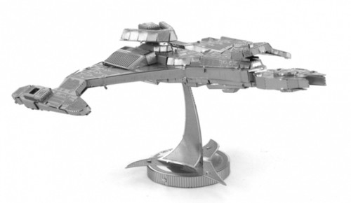 STAR TREK KLINGON VOR'CHA Faszinationen Metall Erde 3D Modell ZUSAMMENGEBAUT - Bild 4 von 4