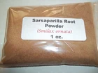 1 oz. Sarsaparilla Root Powder (Smilax ornata)