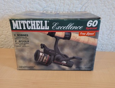 2 x Mitchell Excellence 60 Special  Freilaufrollen Neu und Ovp / Rarität