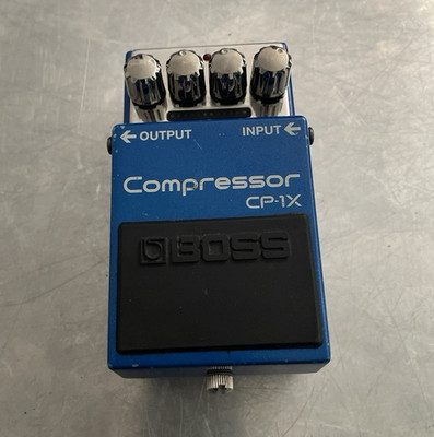 BOSS CP-1X Compressor digital Kompressor Effektpedal für E-Gitarre/Bass blau