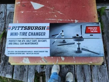 Pittsburgh Mini - Tire Changer / Change tires on ATVs, golf carts, up to 12" rim