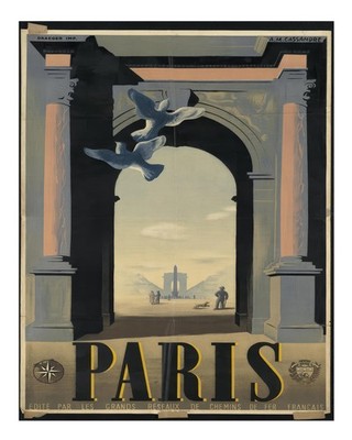 Vintage Paris Wandkunst Elegante urbane Szenendekoration Urbane Szene