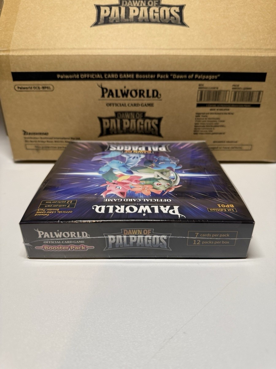 Palworld TCG Dawn of Palpagos Booster Box 1st Edition Eng SEALED