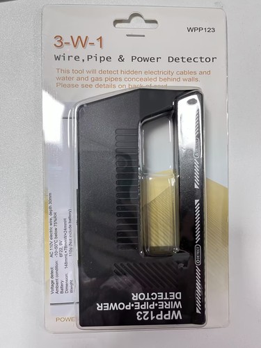Metal detector portatile regolabile Wpp123 filo tubo rilevatore di potenza scanner da parete - Foto 10 di 12