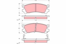Disque de frein Mazda 929