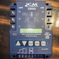 ICM Controls ICM450A Programmable 3-Phase Line Voltage Monitor