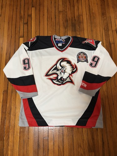 Vintage 90s Stanley Cup Playoffs Buffalo Sabres Goat Head “JEDI” Jersey Size XL