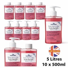 Pink Bactericidal Hand Soap Wash 5L Pump Antibac Raspberry Bulk Trade 2.80 per litre