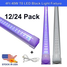48 inch LED UV Black Light Bar Fixture Ultraviolet Led Tube Light for DJ Party