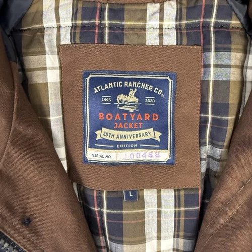 Atlantic Rancher Jacket Coat Men’s Large 25th Anniversary Cotton Heavyweight image 3