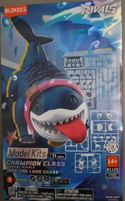 Blokees Champion Class Marvel Rivals Jeff the Land Shark Model Kit Action Figure