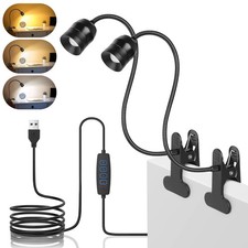 LED Reading Light for Bed - Clip on Light for Headboard/Desk/Bedroom/Dorm/Bed...