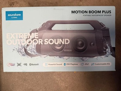 Anker Soundcore Motion Boom Plus Bluetooth Portable Speaker 80W IP67 New
