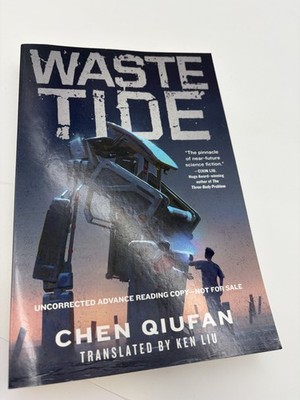 Waste Tide Chen Qiufan Advance Reading Copy Hardcover Sci-Fi Book