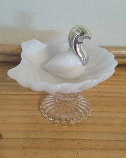 Original Avon Dove Perfume Bottle Glass Sculpture / Font - Colorado Artisan