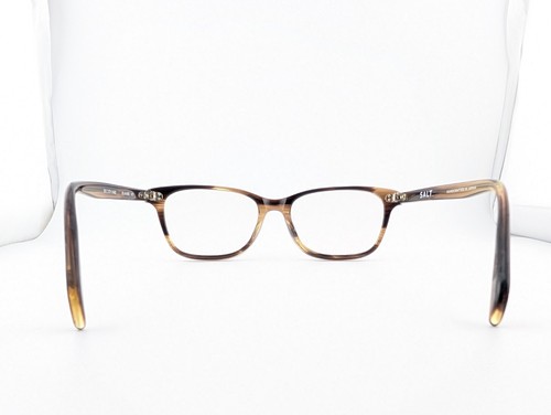 SALT. Eyeglasses Frames Only, ELAINE HT, 51-17-140, Brown, Made in Japan - Picture 5 of 16