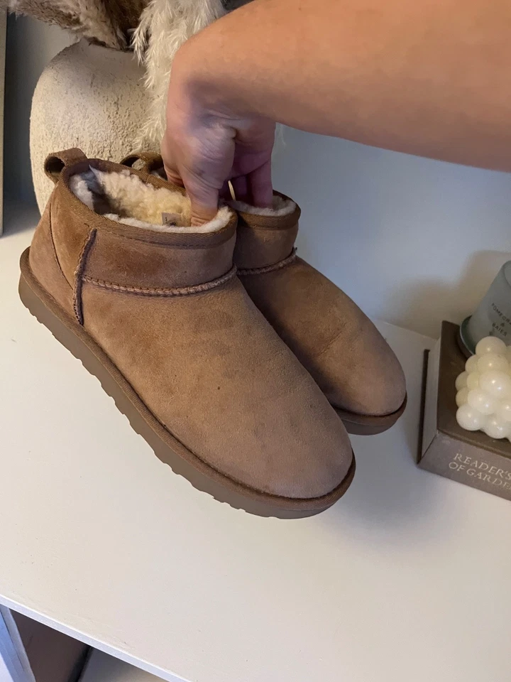 UGG Classic Ultra Mini Boot CHESTNUT Kids UK size 6, photo 4 of 5