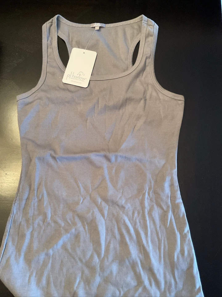 Танк PJ Harlow JST2006 Charlie Racerback M темно-серебристый - Изображение 2 из 4