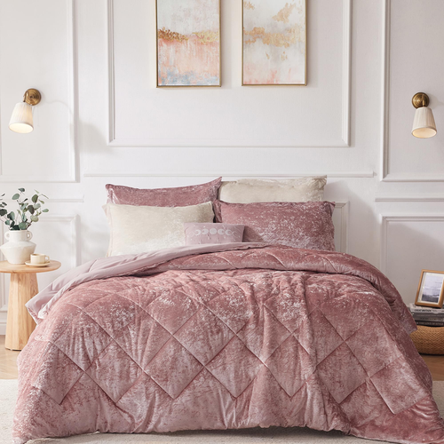 Intelligent Design King Comforter Set Velvet Comforter Set Luxury Diamond - Foto 1 di 9