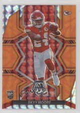 2022 Panini Mosaic Rookies Reactive Orange Mosaic Prizm Skyy Moore #319 1j4c